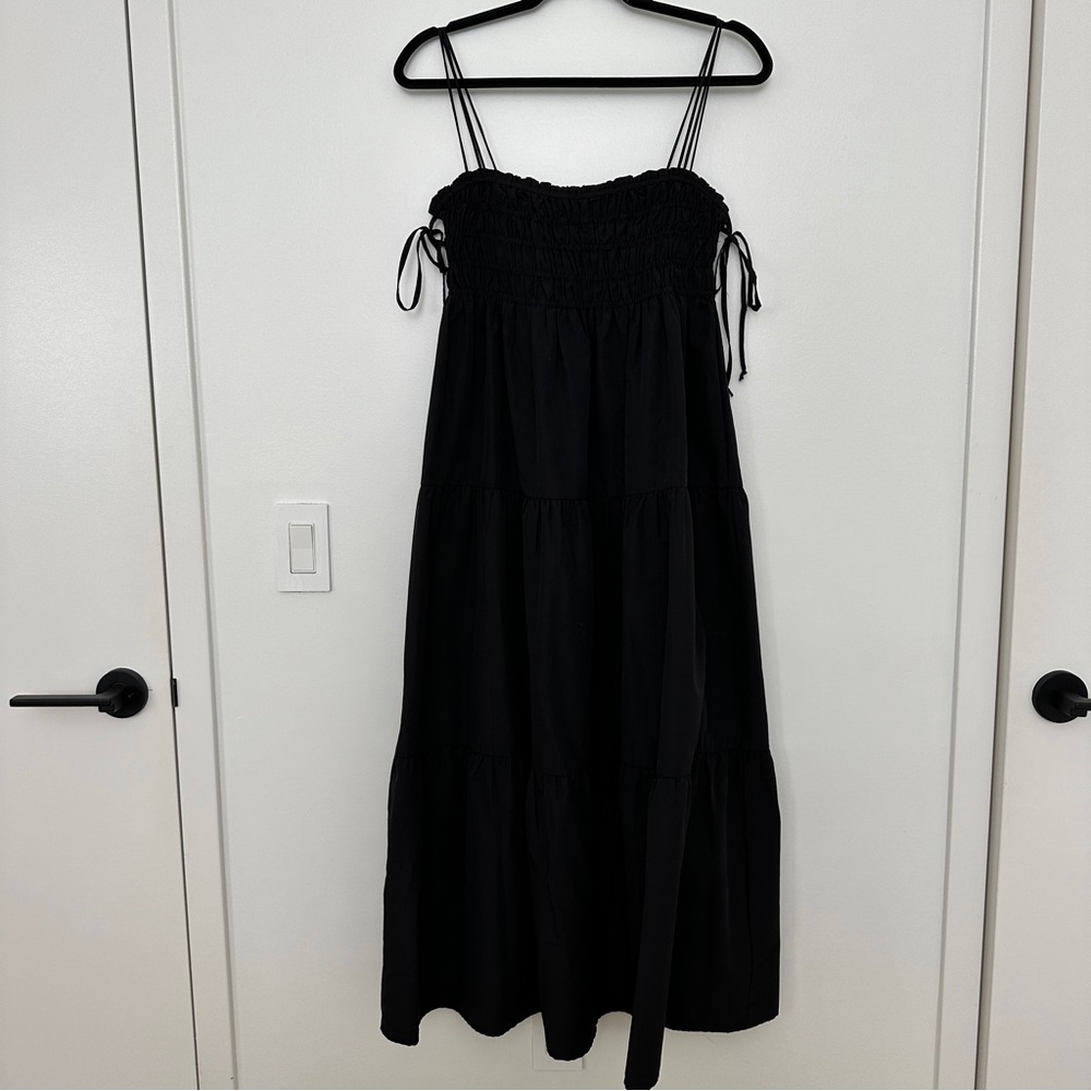 Zara Black Ruched Top Women's Dress